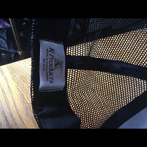 VTG NRA National Rifle Association 80s Black Gold Cap USA Trucker Snapback Hat - Picture 7 of 8